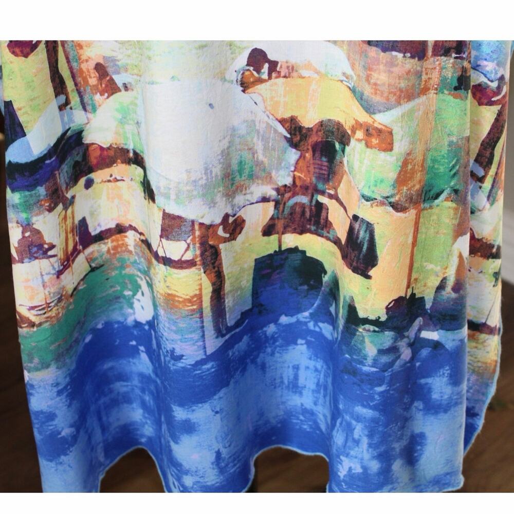 Jams World Kimono Duster | Made in Hawaii | Abstract Art Print | One Size - Picture 3 of 5